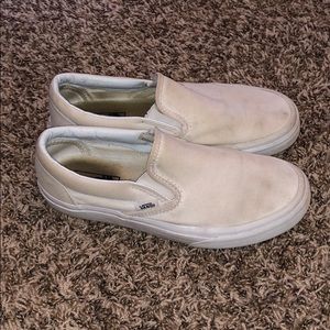 White slip-on vans! **Offers welcome**